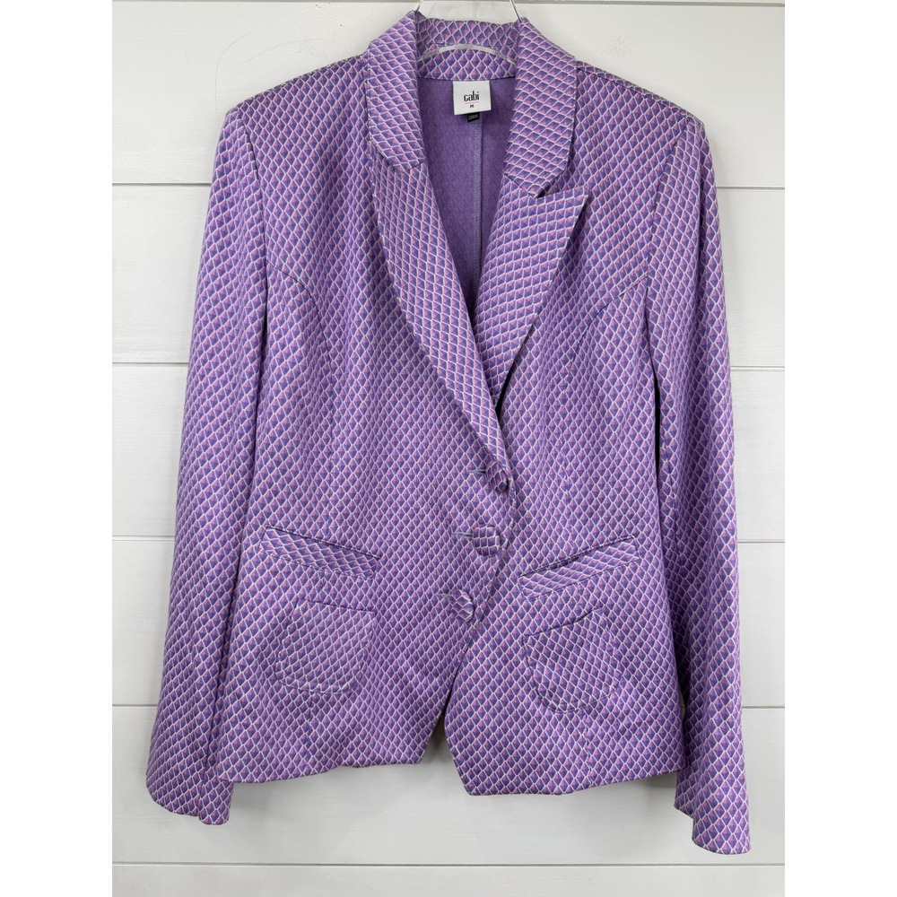 Cabi IMPERIAL Geometric Diamond‎ Blazer Women Size M Professional Career LAENDER